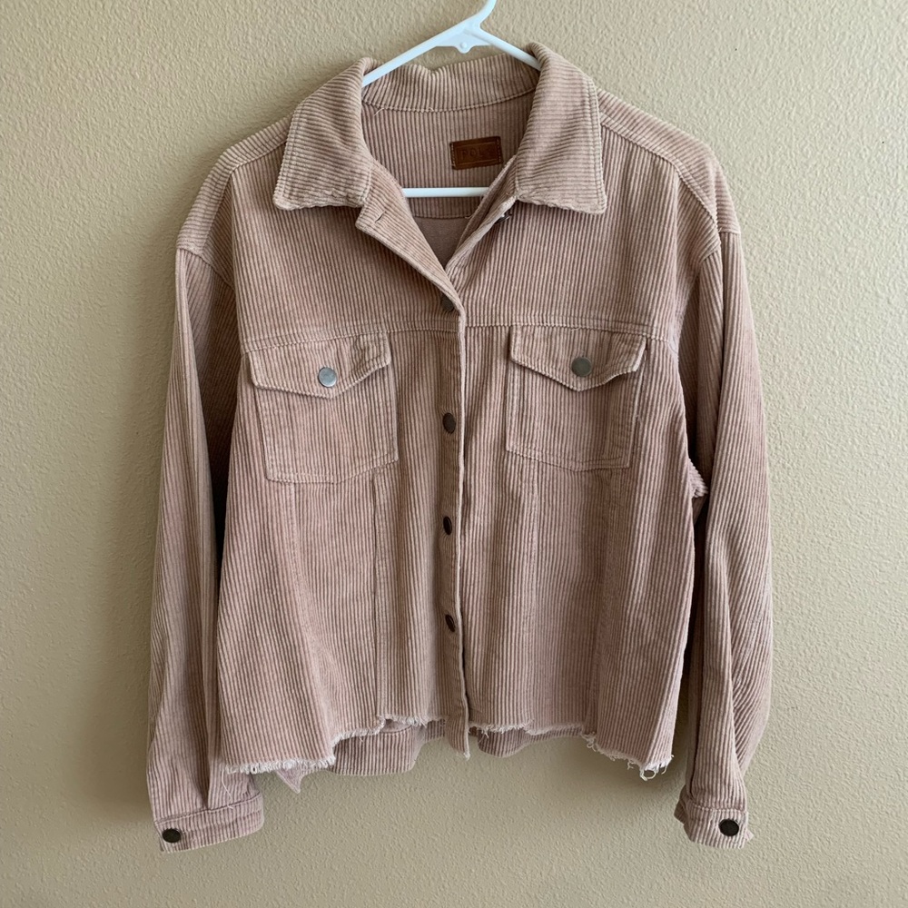 Light pink corduroy jacket!!!